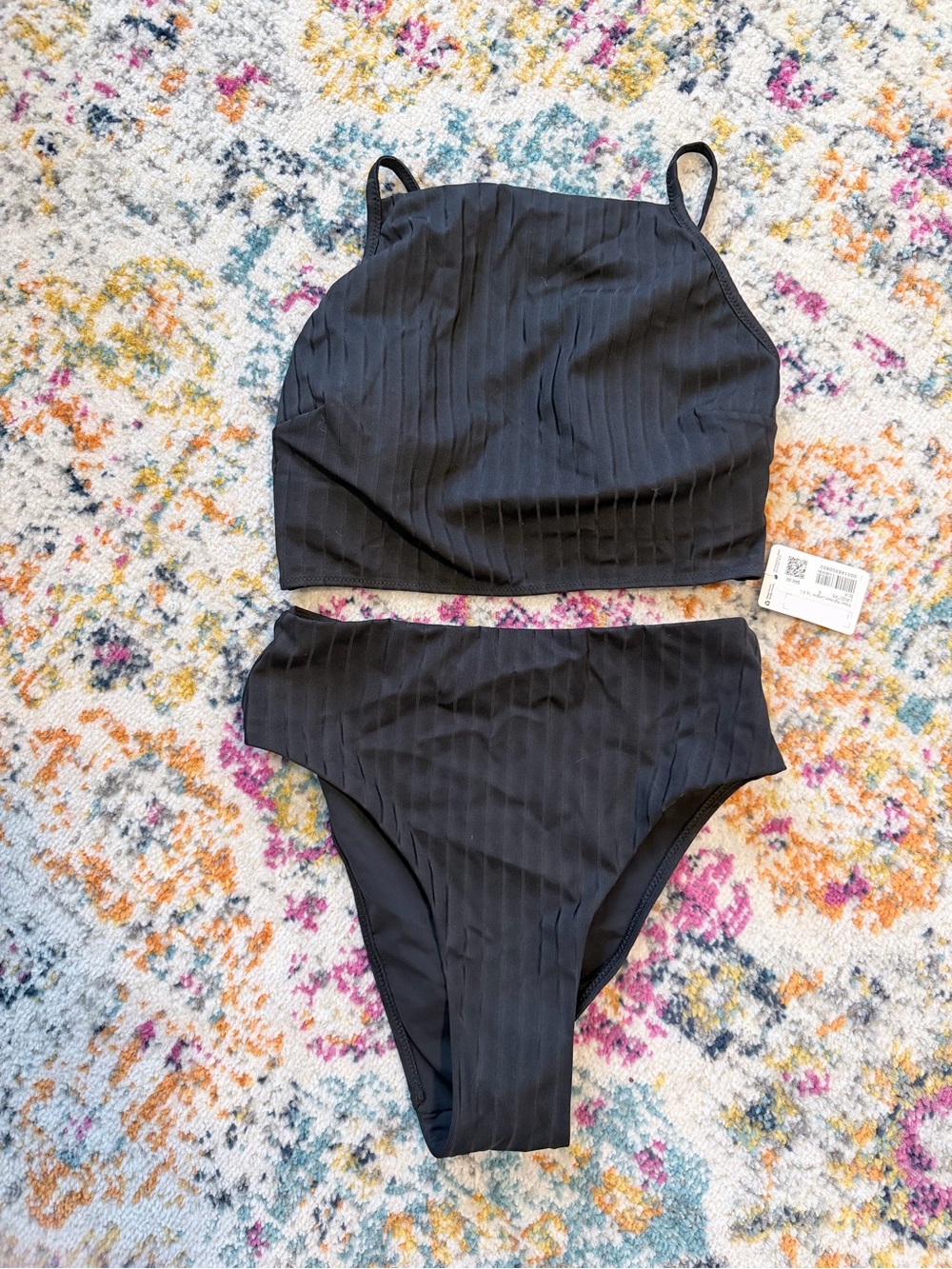 lululemon athletica Black Ribbed Two-Piece Swim Set - Picture 3 of 9